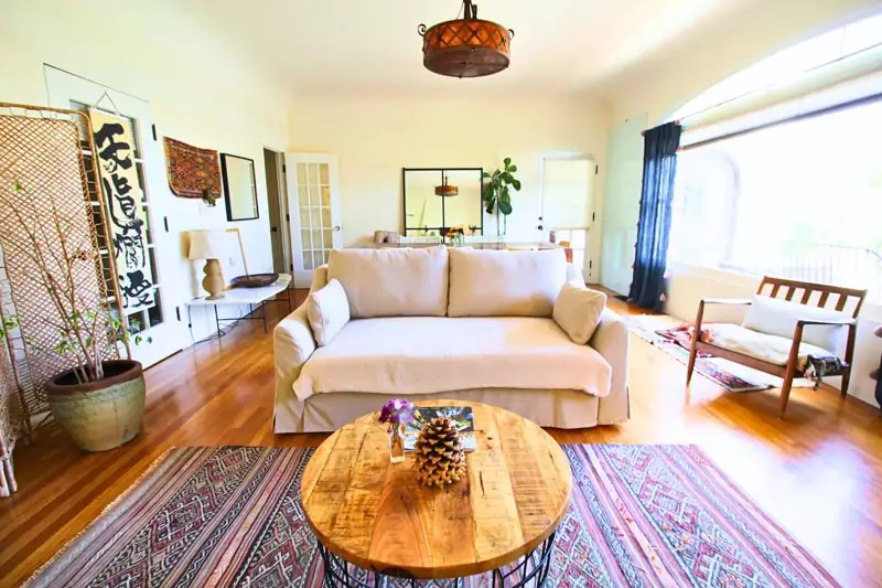 Living Room & pull-out queen bed
